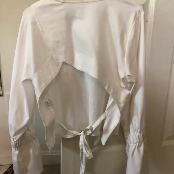 House of Sunny Asymmetric Open Back Top - Picture 2 of 3